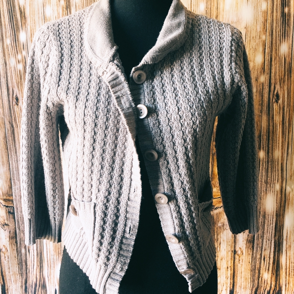 AMERICAN RAG 3/4 sleeve sweater